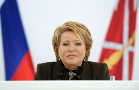 Senate speaker Valentina Matviyenko. Source: ITAR-TASS